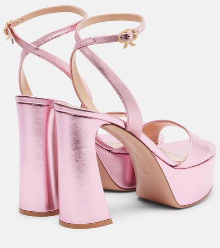 Sandales à plateau Nancy 110 en cuir - Gianvito Rossi - Modalova