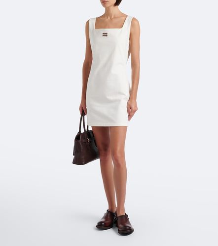 Miu Miu Robe en coton - Miu Miu - Modalova