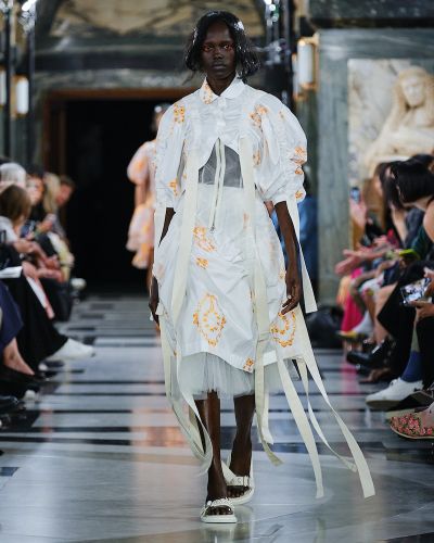 Simone Rocha Mules en cuir - Simone Rocha - Modalova