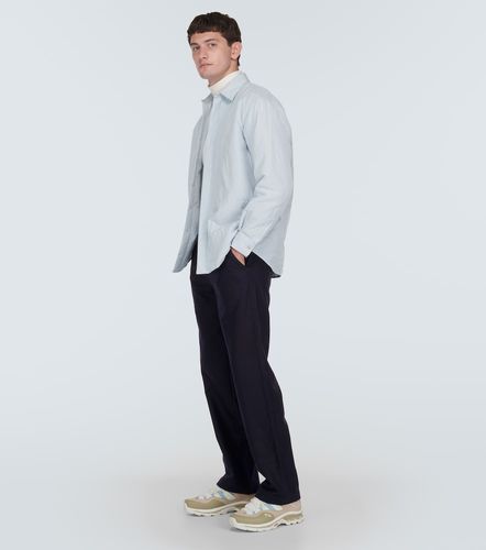 Pantalon droit en laine mélangée - GR10K - Modalova