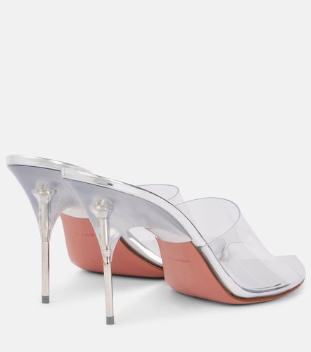 Mules Bianca Glass 95 en PVC - Amina Muaddi - Modalova