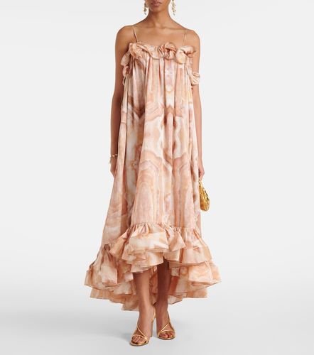 Robe longue Illuminate imprimée en soie - Zimmermann - Modalova