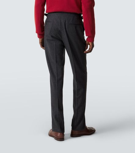 Pantalon ajusté en laine - Thom Sweeney - Modalova