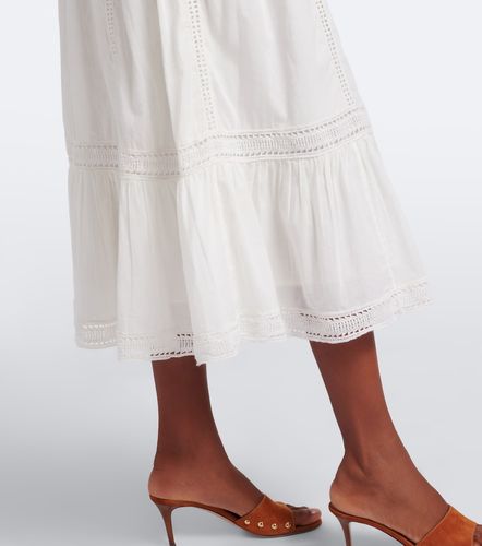 Robe midi Isolde en coton à broderies - Ulla Johnson - Modalova