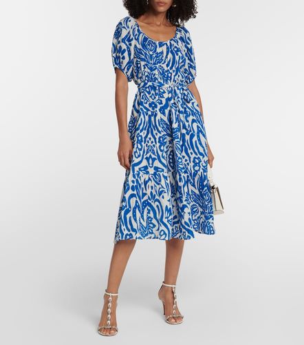 Robe midi Madilyn imprimée en coton - Velvet - Modalova
