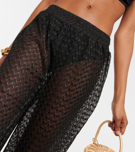 Pantalon ample Sienna en crochet - Melissa Odabash - Modalova