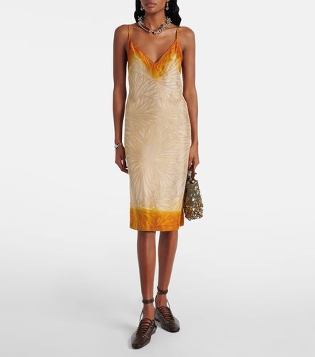 Robe imprimée en soie - Dries Van Noten - Modalova