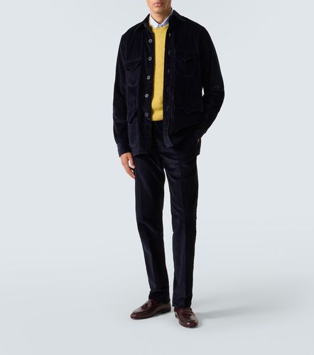 Chemise Western en velours côtelé de coton - Rubinacci - Modalova