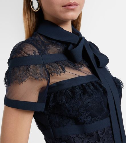 Elie Saab Robe midi en dentelle - Elie Saab - Modalova