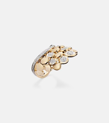 Bague auriculaire Blossom en or 14 ct et diamants - Rainbow K - Modalova