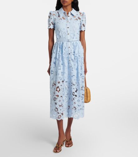 Robe chemise en dentelle - Self-Portrait - Modalova