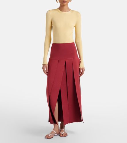 Alaïa Jupe midi à plis - Alaia - Modalova