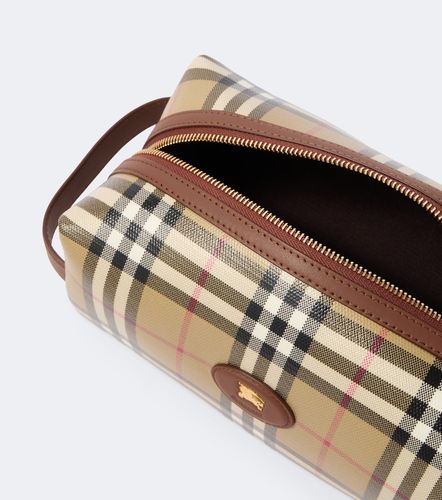 Trousse de toilette en toile Check - Burberry - Modalova