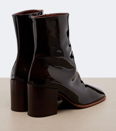 Bottes en cuir verni - Dries Van Noten - Modalova