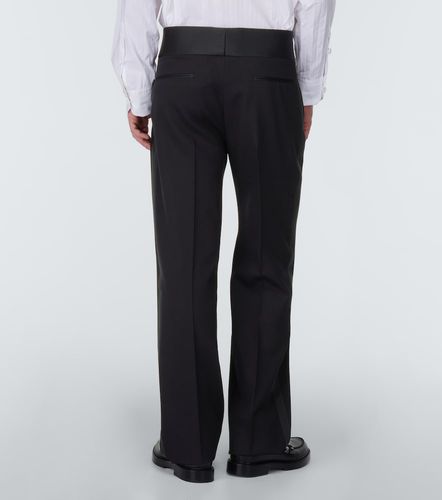 Pantalon droit en laine vierge - Valentino - Modalova