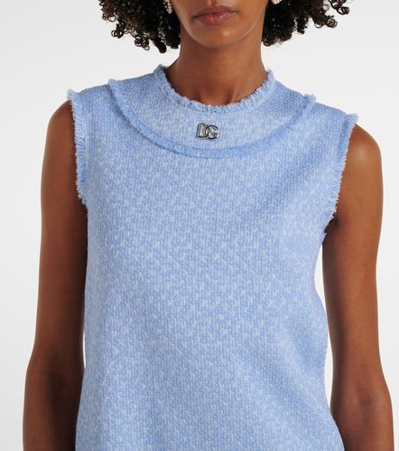 Robe DG en laine mélangée - Dolce&Gabbana - Modalova