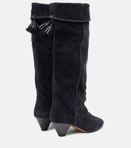 Bottes Elita 55 en daim - Isabel Marant - Modalova