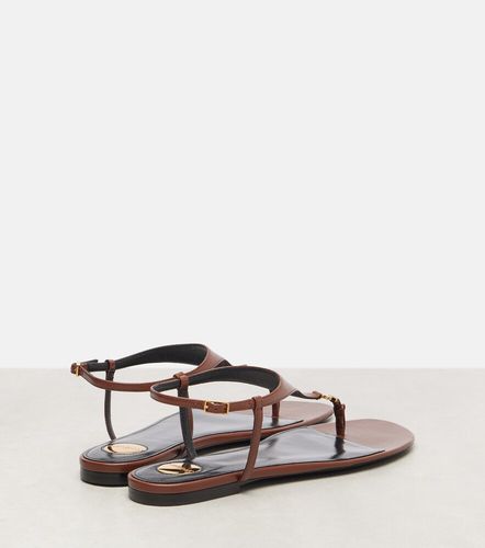 Sandales Cassandra en cuir - Saint Laurent - Modalova