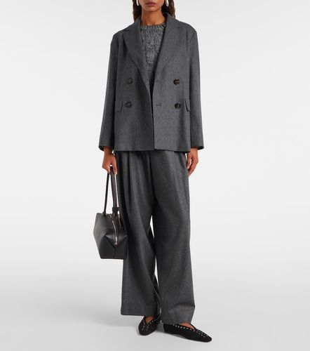 Pantalon droit en laine mélangée - 'S Max Mara - Modalova