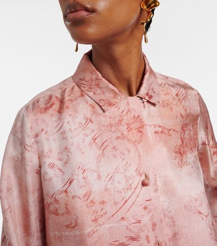 Chemise Crespo imprimée en soie à ornements - Max Mara - Modalova