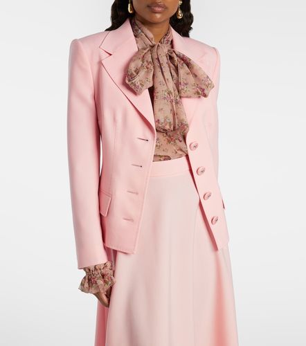 Blazer en laine mélangée - Dolce&Gabbana - Modalova