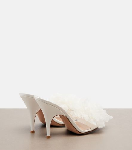 Mules à appliqués floraux - Gianvito Rossi - Modalova