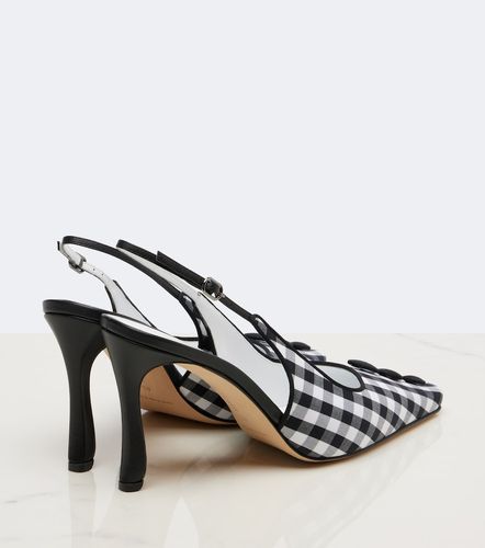 Escarpins slingback Alexa à carreaux - Manolo Blahnik - Modalova