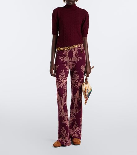 Pantalon évasé en laine mélangée - Etro - Modalova