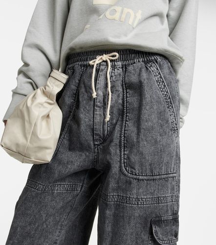 Pantalon droit Viamao à taille haute en coton - Marant Etoile - Modalova