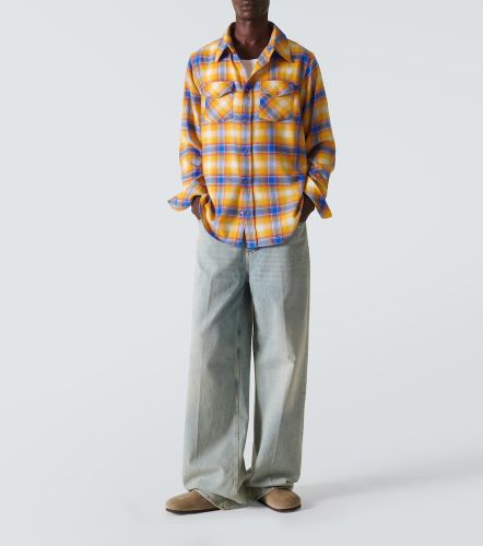 Chemise en cachemire à carreaux - God's True Cashmere - Modalova
