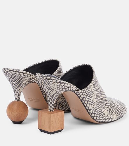 Mules Bisou 90 en cuir embossé - Jacquemus - Modalova