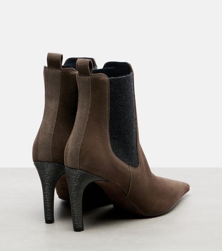 Bottines Chelsea Monili en daim - Brunello Cucinelli - Modalova