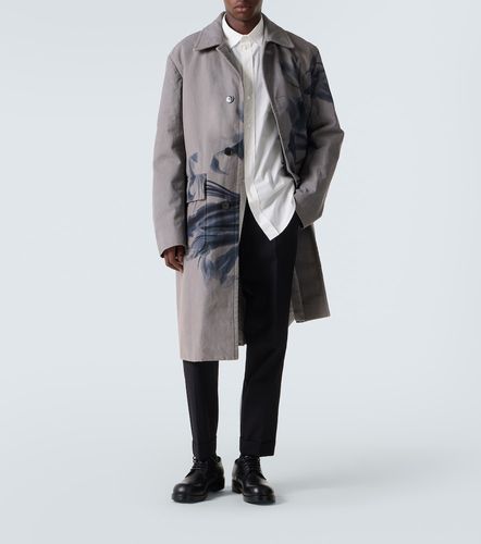 Pantalon droit en coton et laine - Dries Van Noten - Modalova