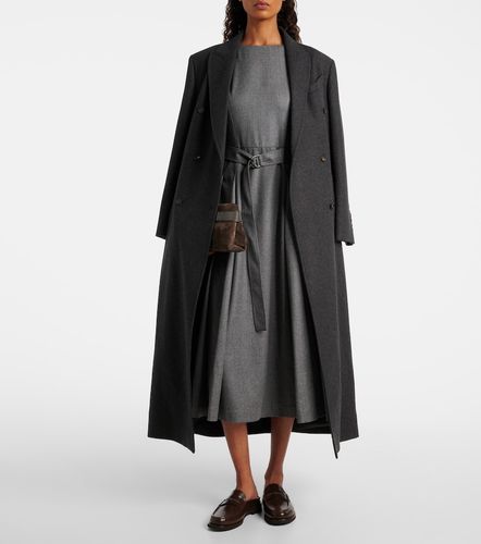 Robe midi en laine vierge - Brunello Cucinelli - Modalova