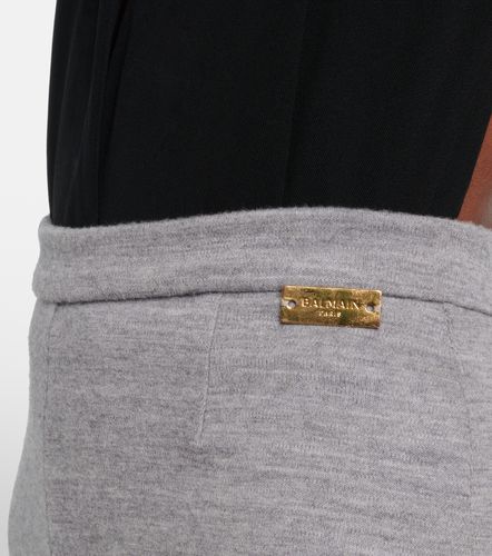 Legging en laine et coton mélangés - Balmain - Modalova