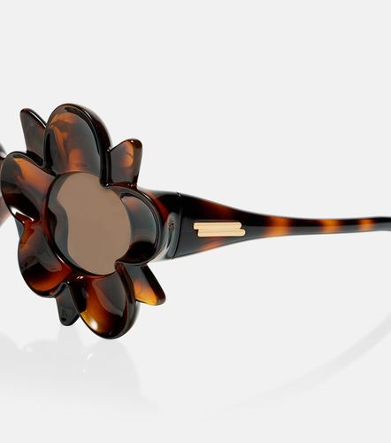 Lunettes de soleil Peggy Flower rondes - Bottega Veneta - Modalova
