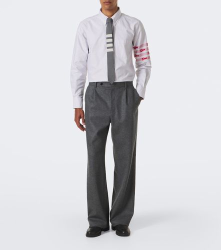 Chemise Oxford 4-Bar en coton à rayures - Thom Browne - Modalova