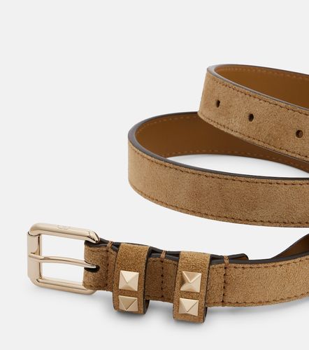 Ceinture Rockstud en daim - Valentino Garavani - Modalova