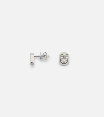 Boucles d'oreilles Illusion en or blanc 18 ct et diamants - Shay Jewelry - Modalova