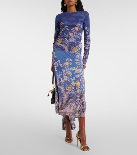 Jupe longue asymétrique imprimée - Etro - Modalova