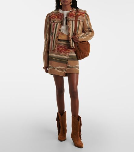 Mini-jupe Adelaide en laine mélangée - Marant Etoile - Modalova