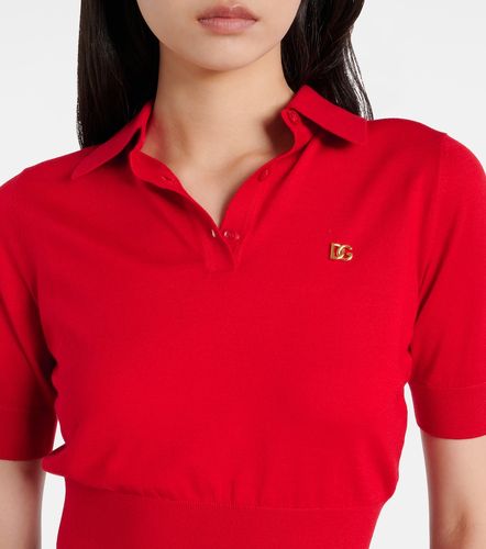 Polo en cachemire et soie - Dolce&Gabbana - Modalova