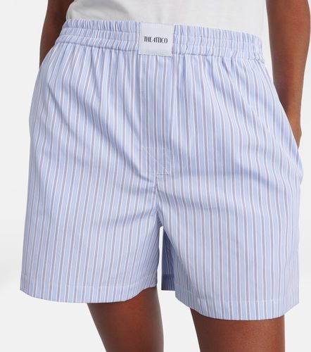 The Attico Short rayé en coton - The Attico - Modalova