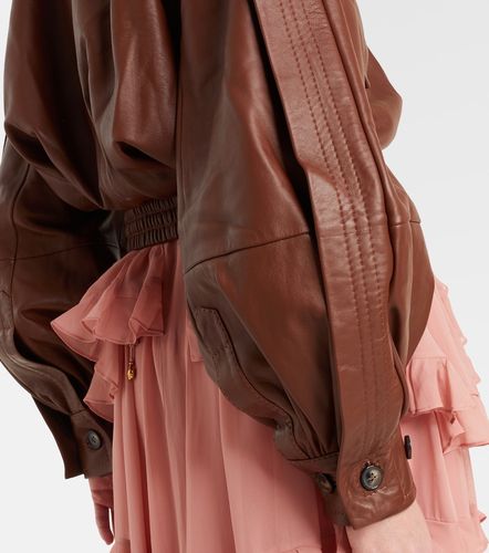 Veste bomber Luna en cuir - Zimmermann - Modalova
