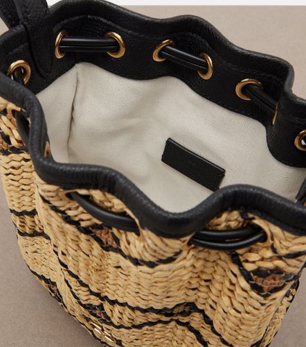 Sac seau VLogo Mini en raphia - Valentino Garavani - Modalova