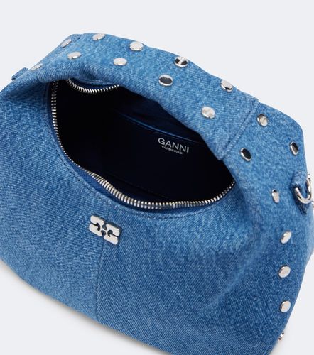 Ganni Sac à main Mini en denim - Ganni - Modalova