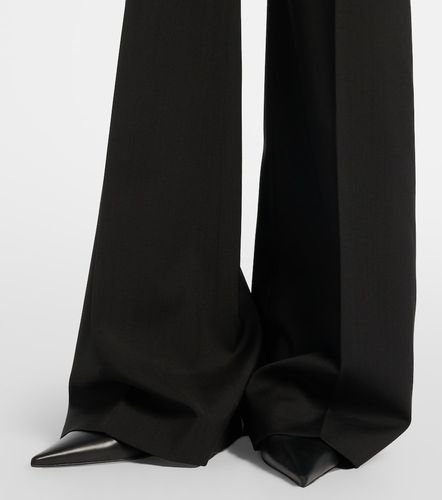 Pantalon évasé en laine vierge - Sportmax - Modalova