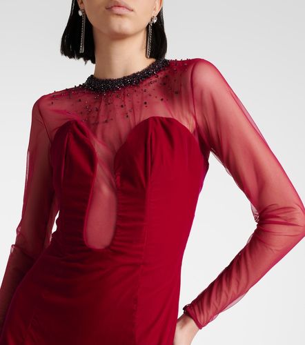 Robe en coton mélangé à ornements - Miss Sohee - Modalova