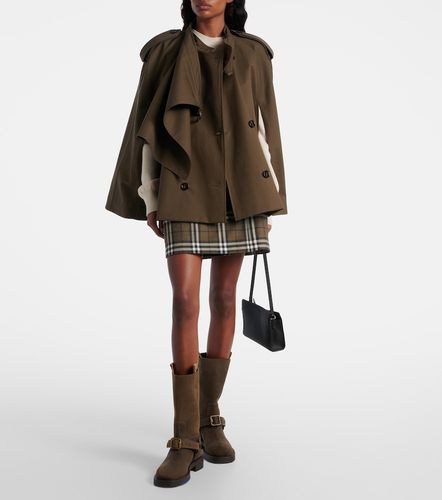 Mini-jupe Check en laine - Burberry - Modalova