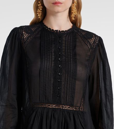 Robe longue Gisela en coton à dentelle - Marant Etoile - Modalova